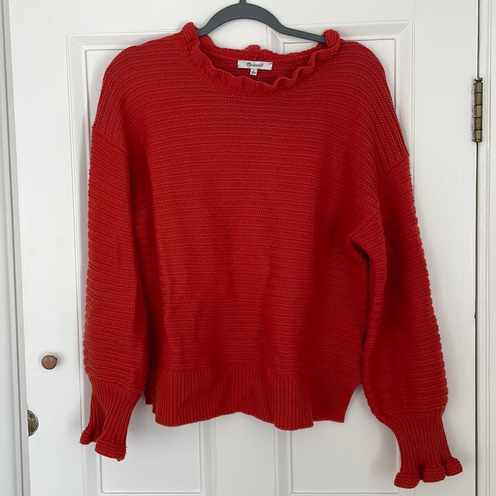 Madewell burnt orange sweater - worn once!